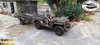 ~MSE~ Willys Jeep mit Anhänger 1/16 ~ Standmodell