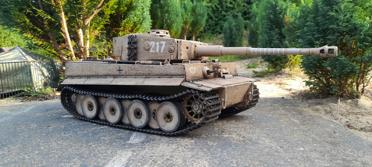 ~MSE~ RC Tank ~ " Panzerkommandant Otto Carius" - Tiger 1 "217"